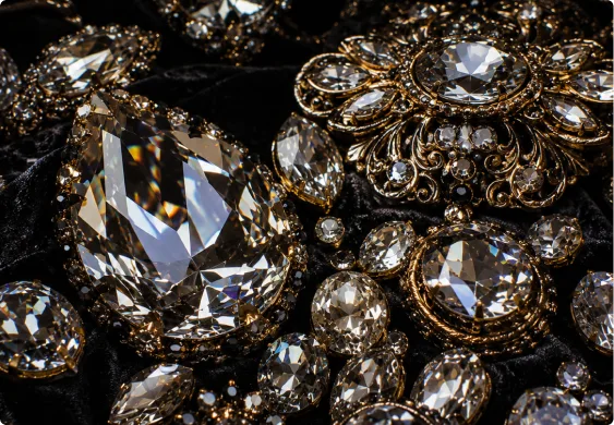 Lead crystal glass